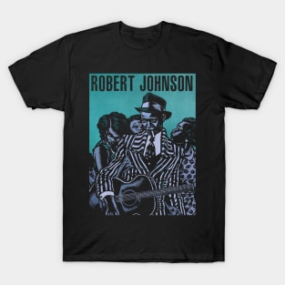 Notes Of History Robert Johnson's Impact In Photographs T-Shirt